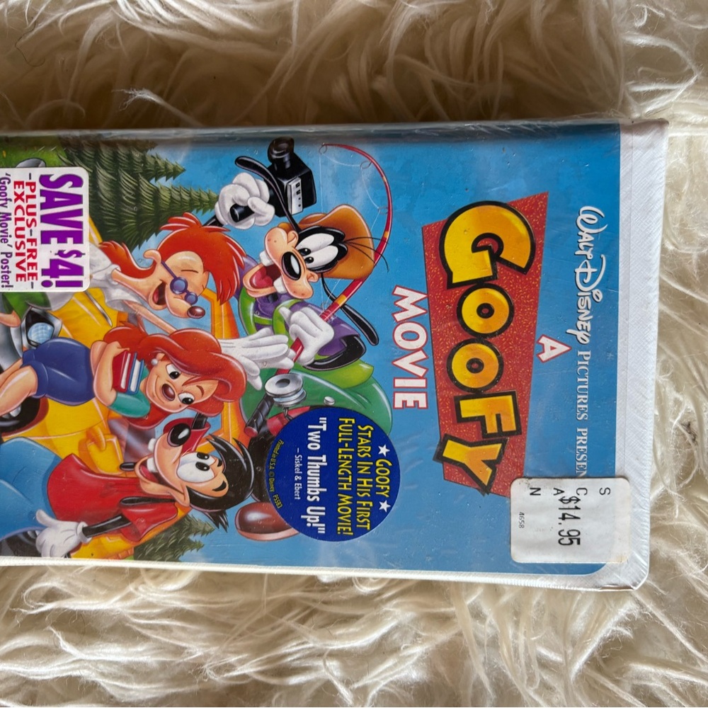 Walt Disney "A Goofy Movie" VHS — Blue Cover